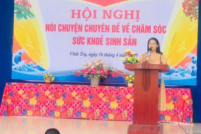 Tin bài trườngTHCS thị trấn Vĩnh Trụ tổ chức buổi truỳen thông Giaó dục sức khoẻ sinh sản vị thành niên