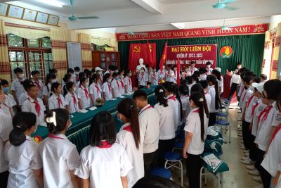 Tin bài Đạị Hội Liên Đội Trường THCS Vĩnh Trụ