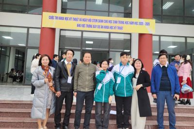 Học sinh trường THCS Vĩnh Trụ tham dự Cuộc thi khoa học kỹ thuật và Ngày hội Stem cấp tỉnh dành cho học sinh cấp Trung học, năm học 2025 – 2026