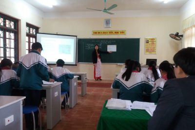 TRƯỜNG THCS VĨNH TRỤ VỚI HỘI THI “GIÁO VIÊN DẠY GIỎI” CẤP