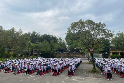 Trường THCS thị trấn Vĩnh Trụ phát đông Tuần lễ hưởng ứng